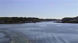 View from the 18:00 ferry from Langevåg to Buavåg